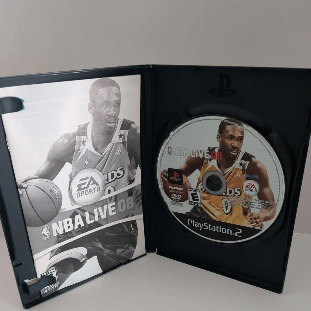 NBA Live 08 Sony PlayStation 2 PS2 EA Sports Basketball Game Complete CIB